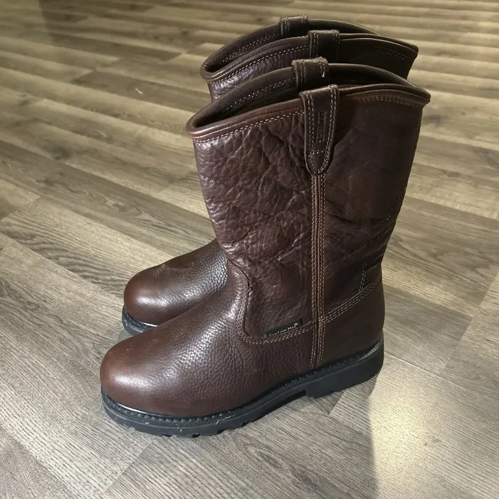 Steel Toe Boots HyTest Safety Footwear K15271 men's size 10.5 Extra Wide